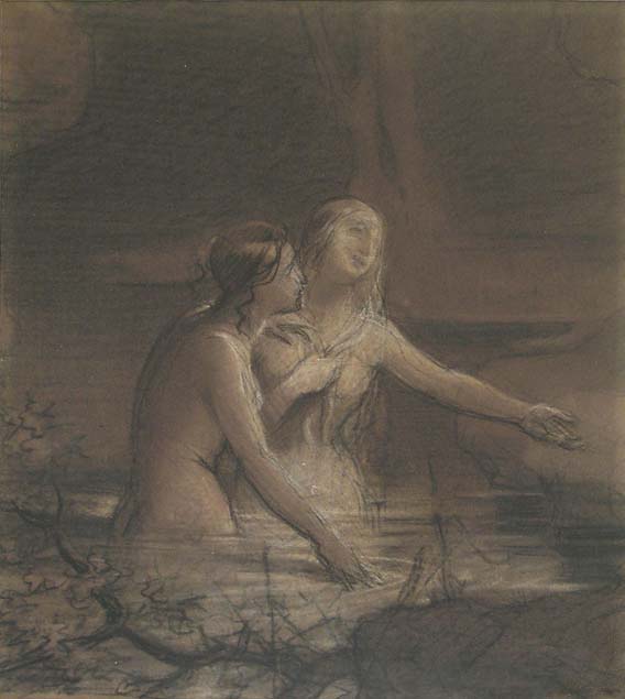 Mauro Conconi, two women bathing